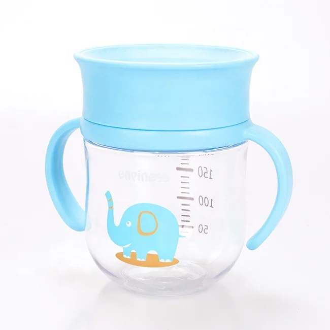 Food-grade baby feeding bottle/bebe tasse/infant vaso with customized color and logo