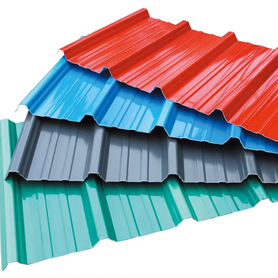Waterproof 2 mm 2 layer corrugated upvc roofing sheet with ASA coated