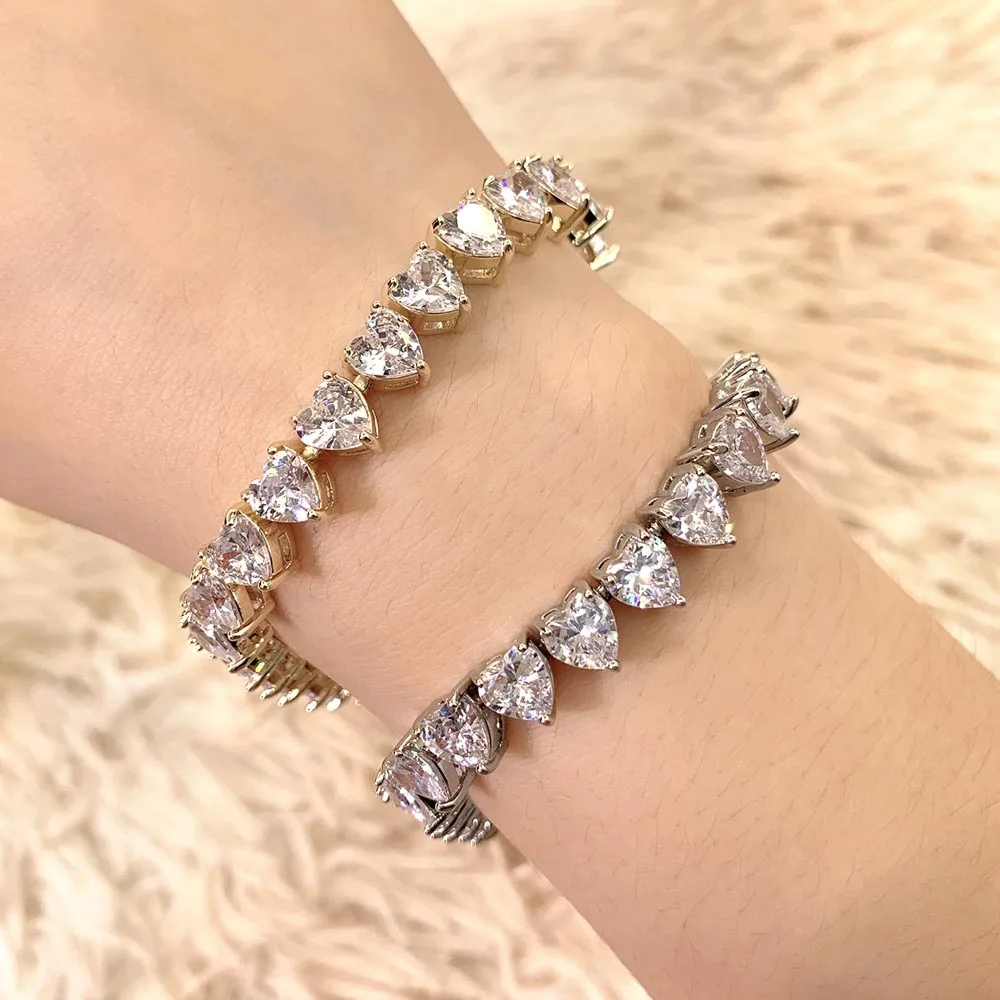 Mossan 3mm hip hop single stone tennis tennis chain hot selling 925 sterling jewelry silver couple necklace