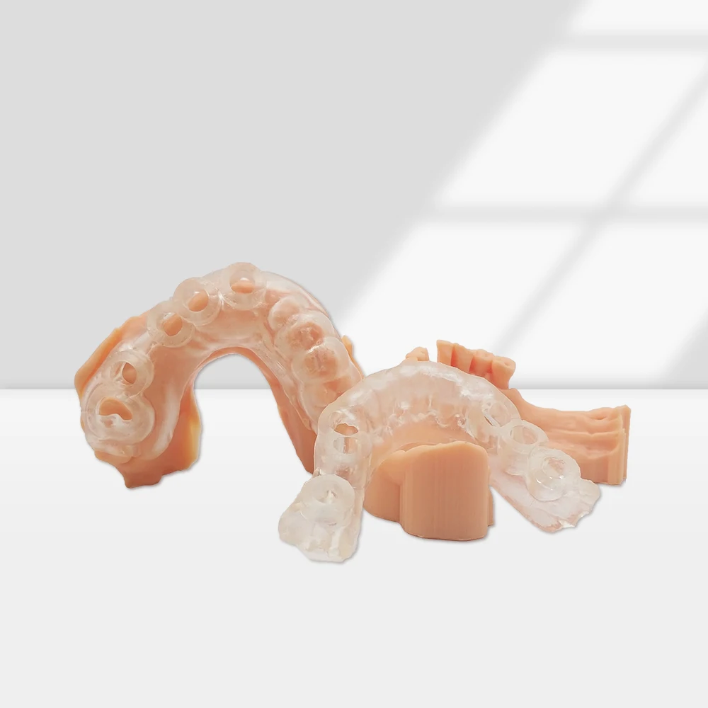 JAMG HE Dental Surgical Guide Resin Crystal Like  High Hardness  Dental SG Resin High precision Ash free Low ShrinkageResin