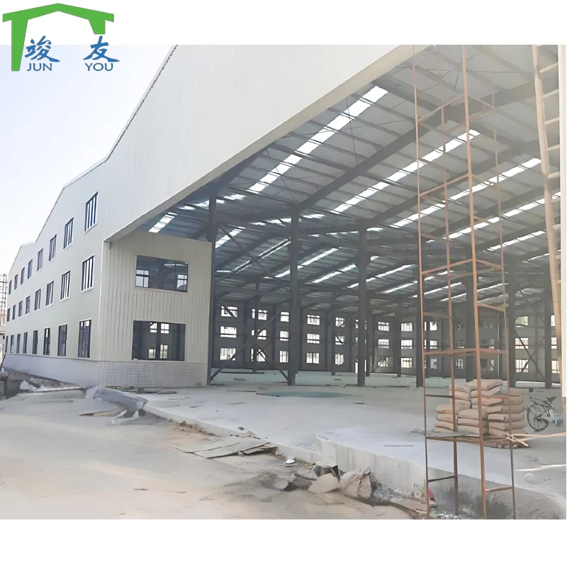 H Beam Steel Structural Warehouse Building Prefab Steel Shed Office Building Chicken House Poultry Farm Prefab Warehouse