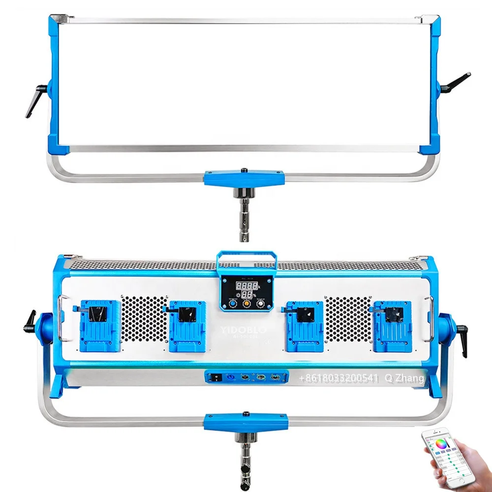 Продажа с завода! Профессиональный аудио видео Освещение Yidoblo 500W 50000lm AI-5000BI 3200-5500K LED освещение для фотосъемки съемочного павильона