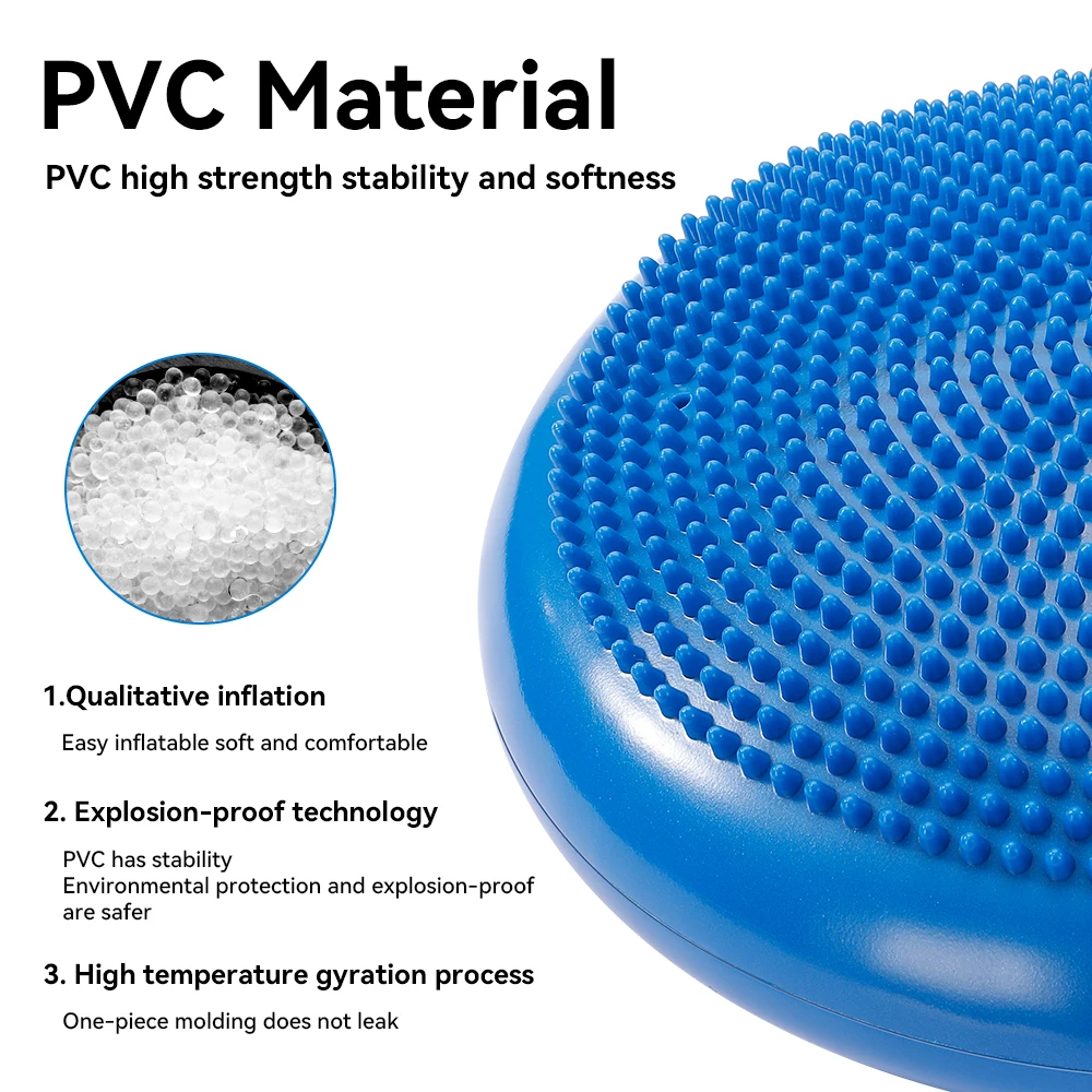 Air Stability Inflatable fitness balance disc For Training