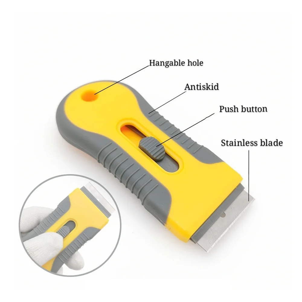 Hot Sale Industrial Vinyl Spatula Glue Cleaning Car Sticker Razor Scraper Tool