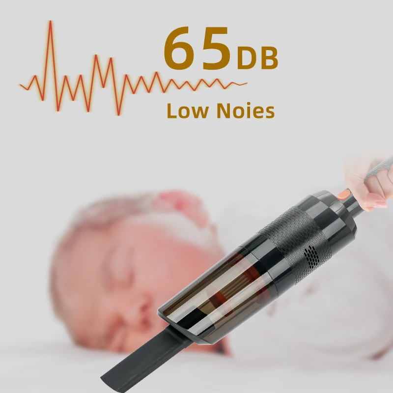 Household Vacuum Cleaner Small Car Wireless Charging Fully Automatic High Power Car Vacuum Cleaner Desktop Computer