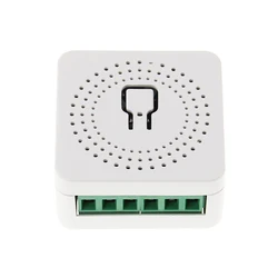 tuya 16a 10a mini wifi smart light switch module diy breaker 2 way voice control home light controller secured 2.4