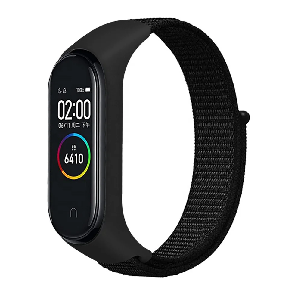 Tschick MI band 4 Strap for xiaomi mi Band 4 3 Sports Nylon Watch Strap Breathable Bracelet Watchband Smart Watch Accessories 4