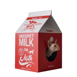 Wholesale high quality corrugated cat house eco-friendly lovely cat scratcher