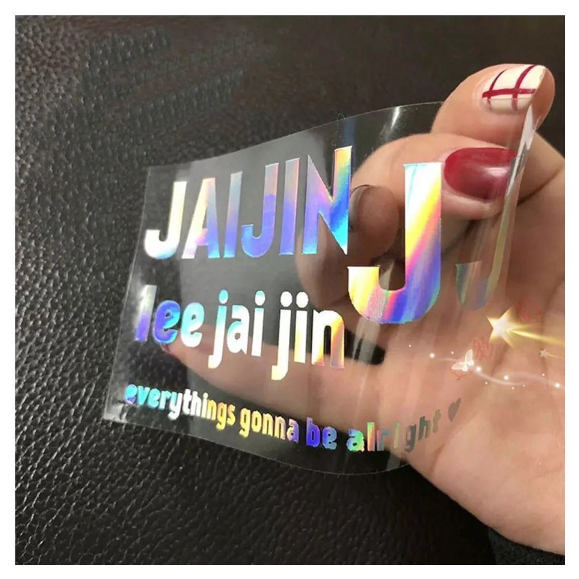 Custom Laser Clear Hologram Labels Transparent hologram sticker label Security card Hologram sticker