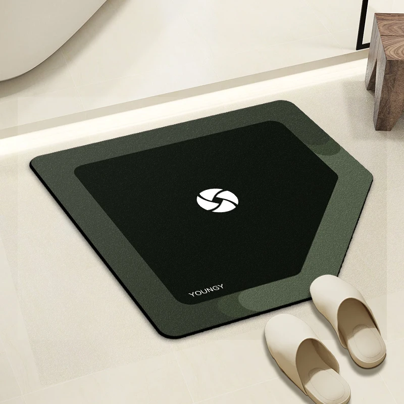 Portable Sauna Water Absorbent Rug Set Rubber Mats Sauna Carpet Anti Slip Diatom Mud Floor Mat Quick Absorbing Mats For Sauna