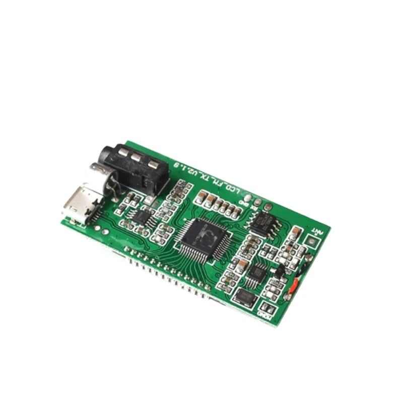 DC 3V-5V FM Transmitter Module DSP PLL 87-108MHz Stereo Digital Wireless Microphone Board Multi-function Frequency Modulation