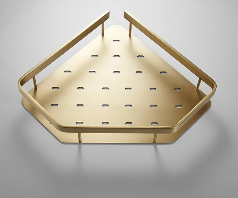 No Drilling Bathroom Corner Shelves, 2 Tier Shower Shelf Caddy Adhesive Storage Basket for Shampoo Corner