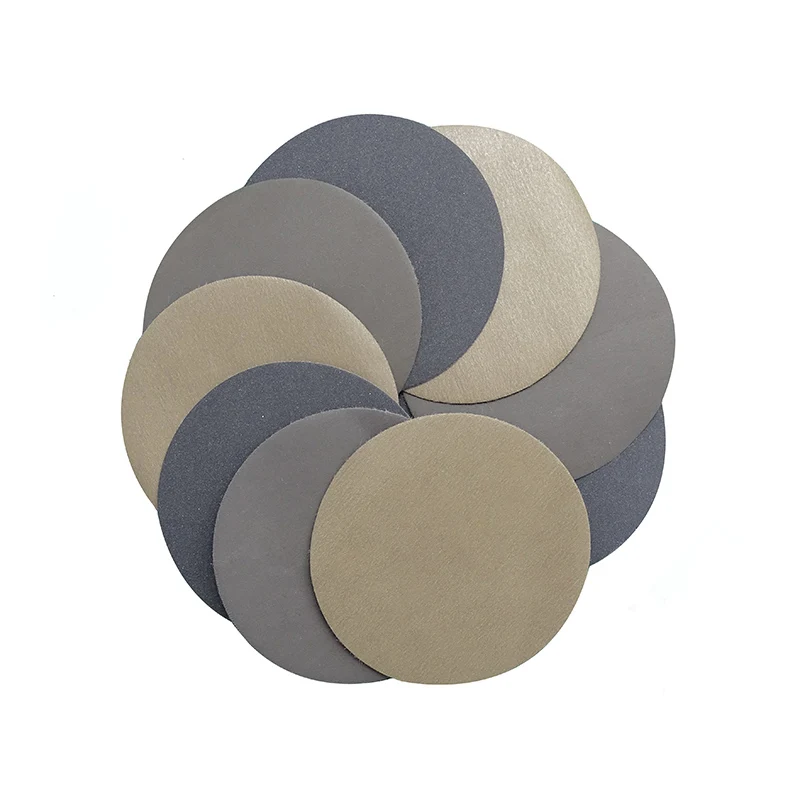 
Hot sale 5 Inch 0 Holes sanding discs Black waterproof paper for car painting 
