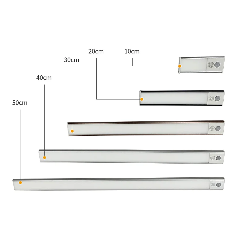 
Cabinet Light 40 cm Wireless Magnetic Stick motion sensor light Stairs Kitchen Under Cabinet Closet LED Night Light 