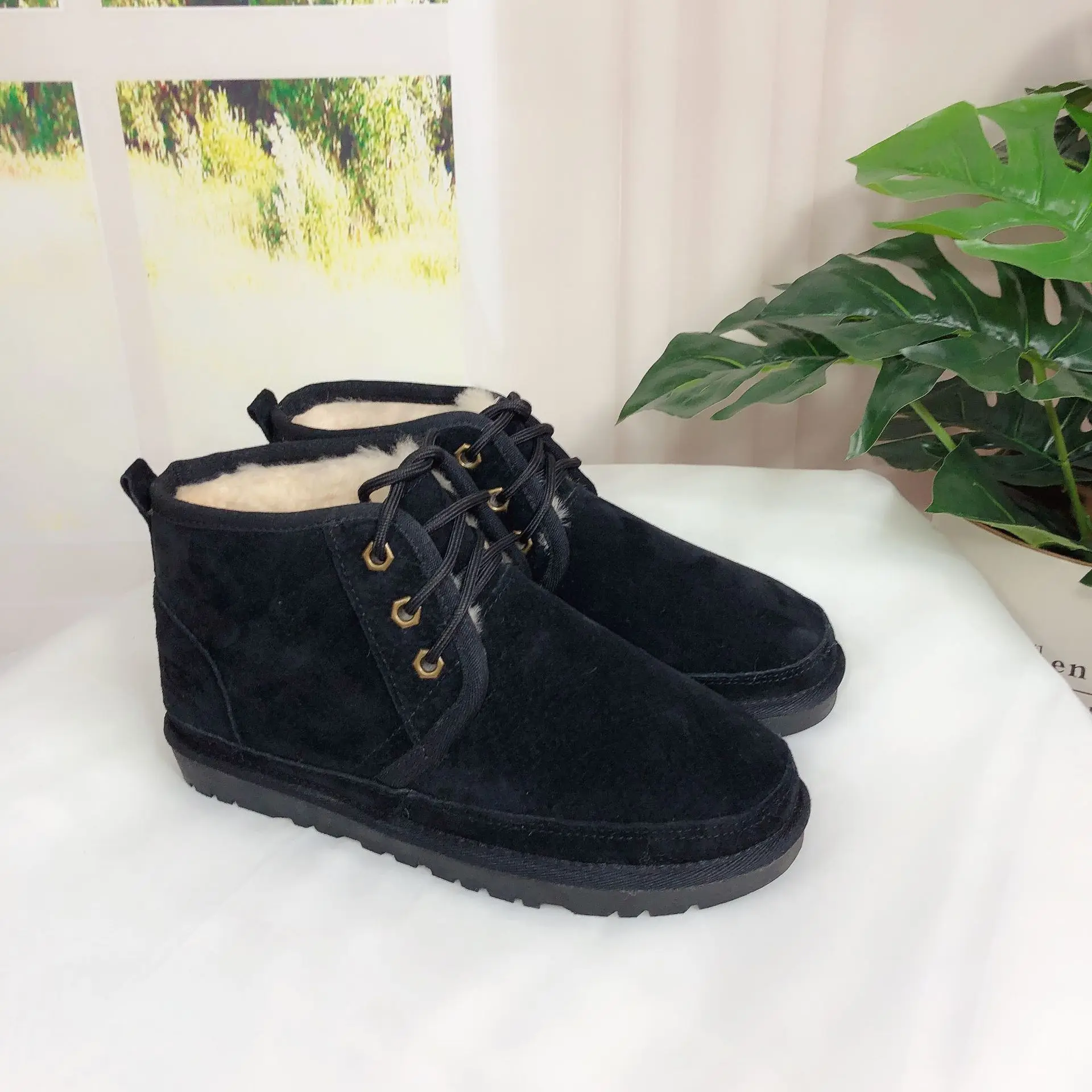 Мужские зимние ботинки до щиколотки