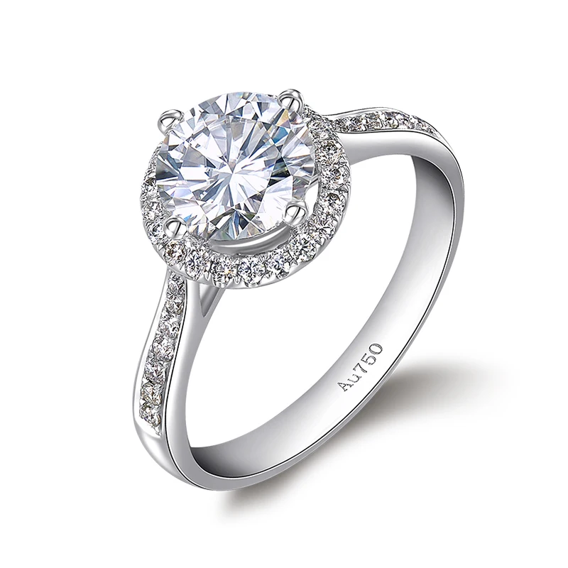 Megan high quality Wholesale 14K 18K Gold Synthetic Moissanite diamond rings Infinite Style Ring love gift anniversary birthday