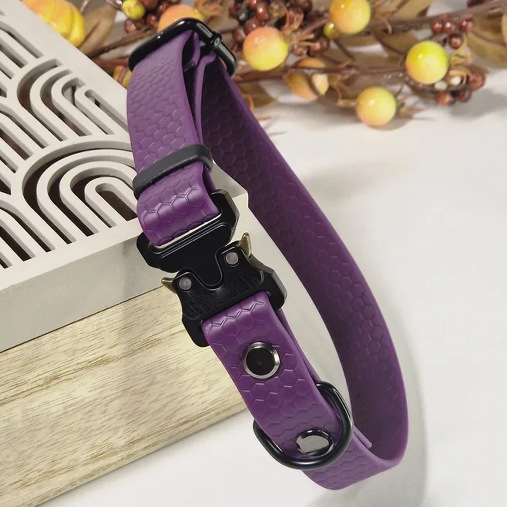 Side Release Buckle HEXA Webbing Dog Collar available in a large size range to make it suitable for all breeds and sizes