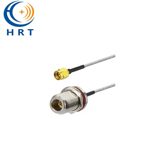 RF Coaxial Cable SFF-50-3 pure copper material  N Male Plug To SMA Female Jack Pigtail Cable