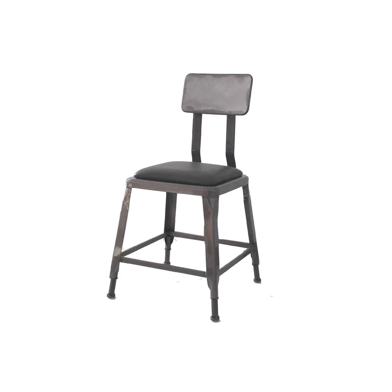 Coffee Shop Vintage Industrial Metal  Dining Chairs