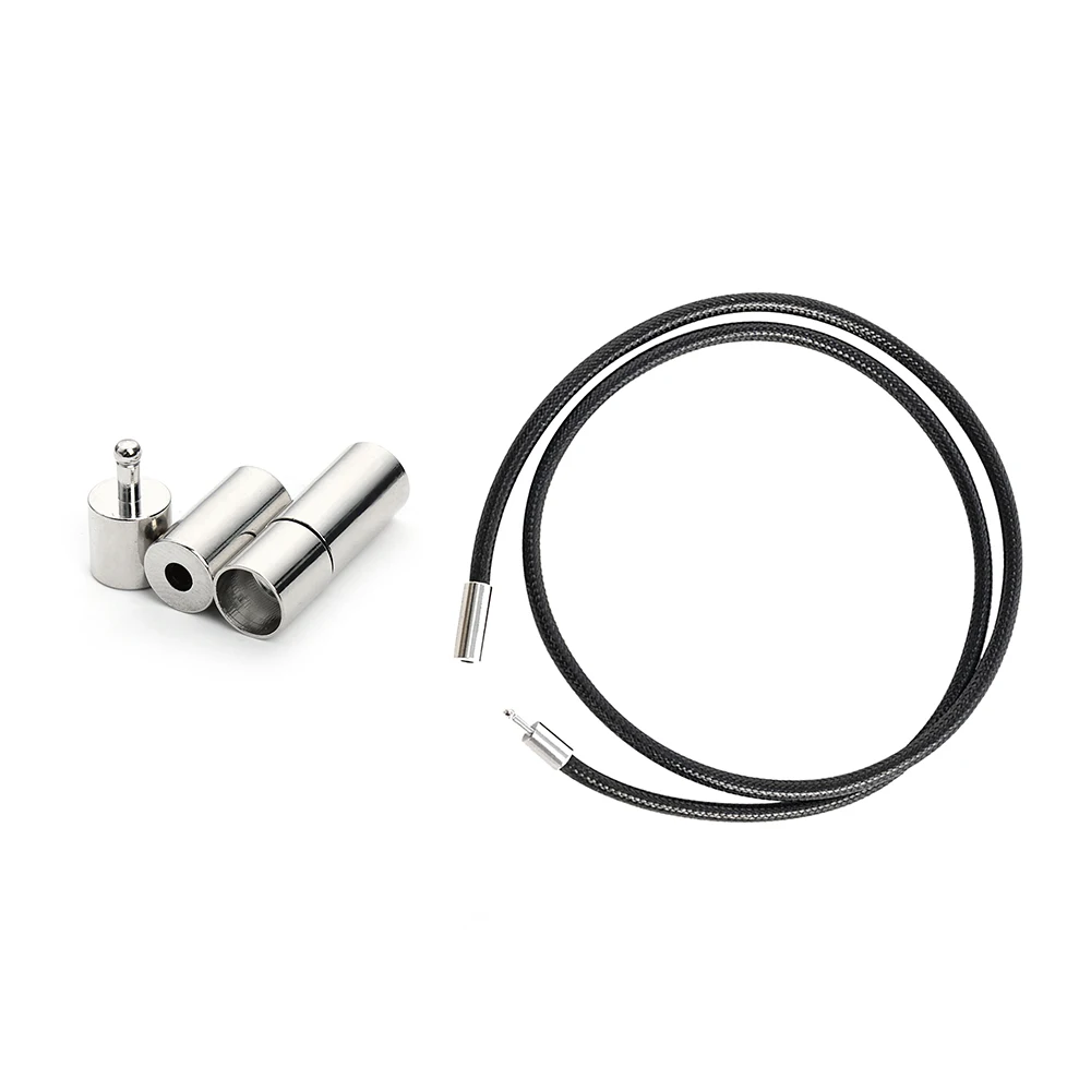 1 5 мм-8 мм кожаная веревка ожерелье браслет соединения латунь ювелирных изделий застежками