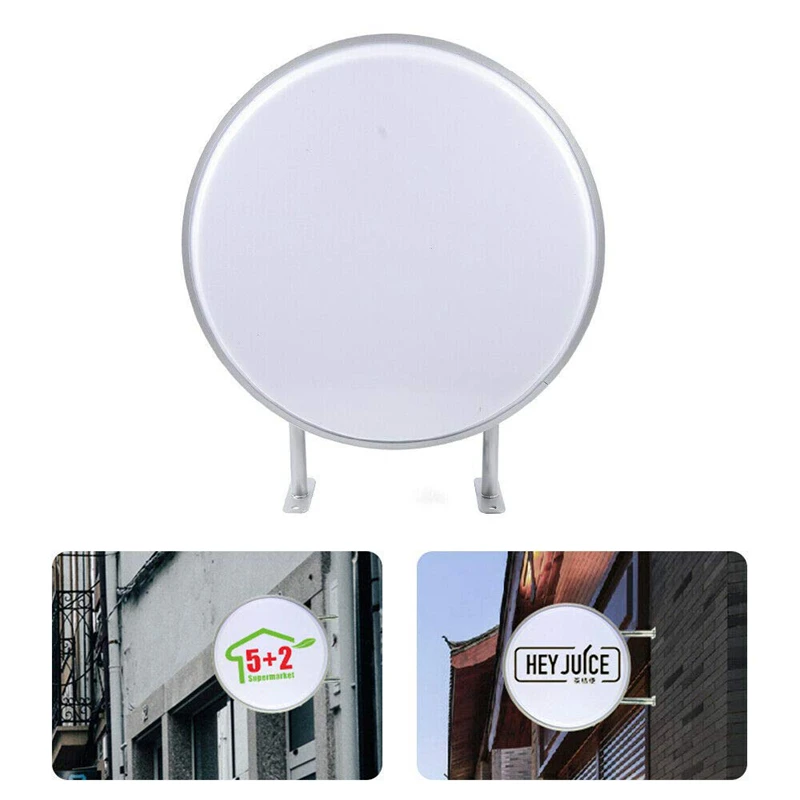 Custom Advertising Light Box Frame Rectangular Acrylic Sign Led Lightbox 3D Letter Signboard Display Board Outdoor Solar Signage