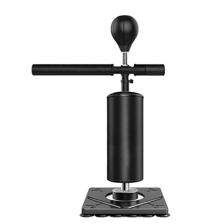 Custom Logo Free Standing Punching Boxing Speed Bag Boxing Reflex Bag Speedbag Stand Equipment for Adults Kids Red Black Acceped