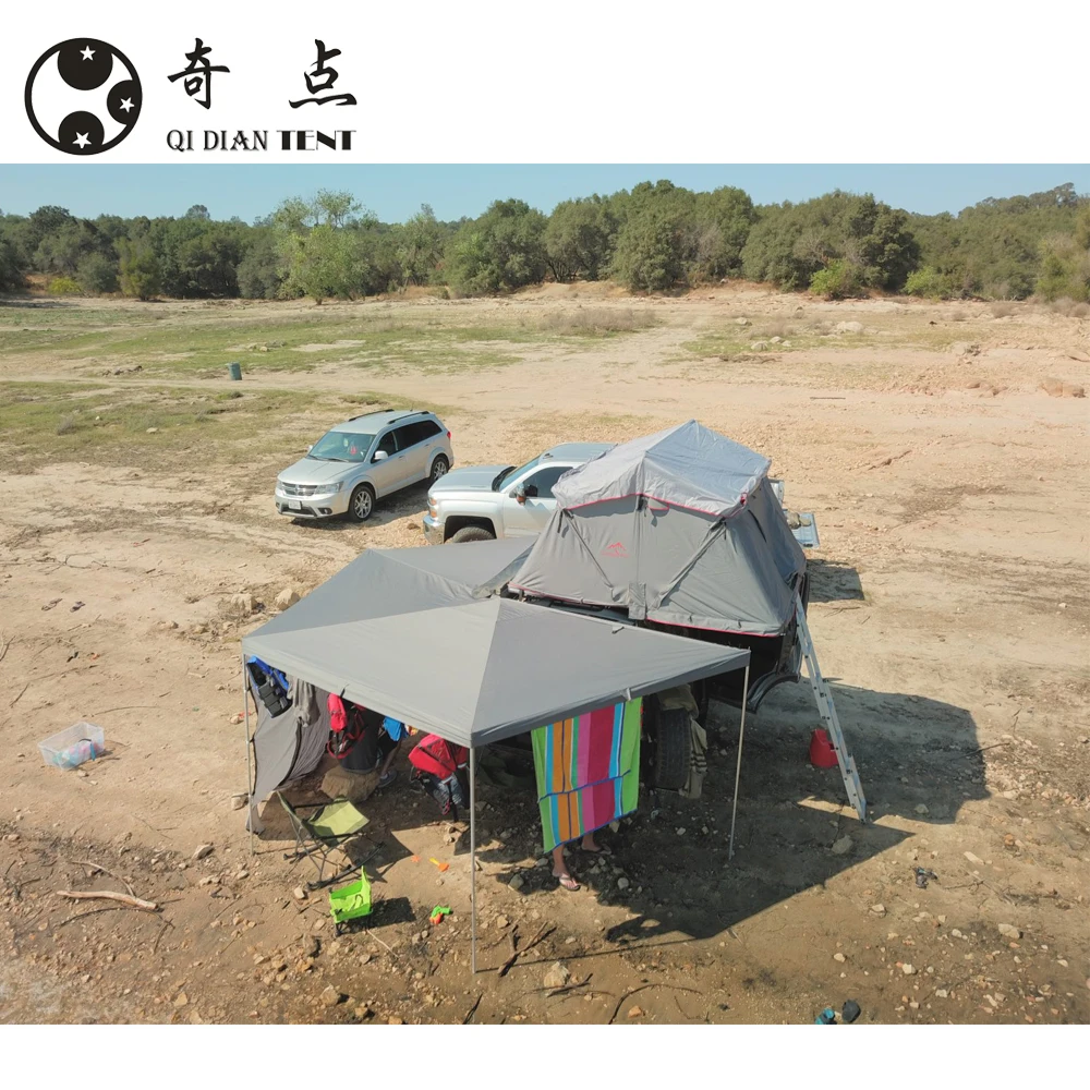 Family Camping Caravan Tent Awning Factory Directly 270 Degree Truck Awning for Cars
