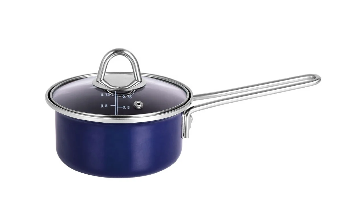 Steel Enamel Sauce Pan 0.8L, 1.2L, 1.5L series ZXN