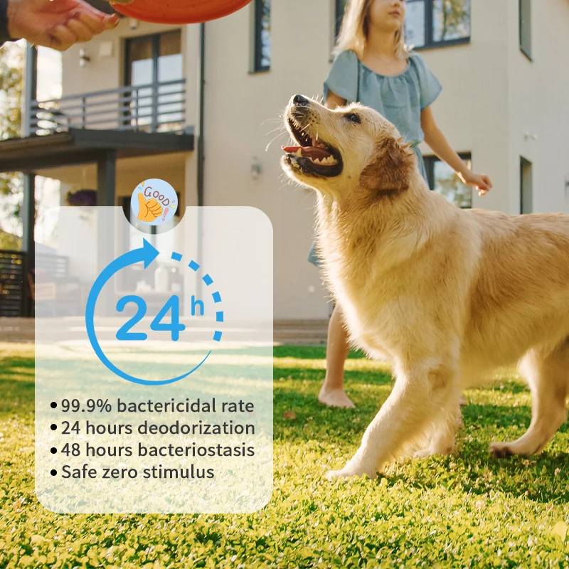 Organic 300ml Non-toxic Deodorizer Spray Persimmon extract High Efficiency Deodorizing Pet Deodorizer Spray for Dog Cat