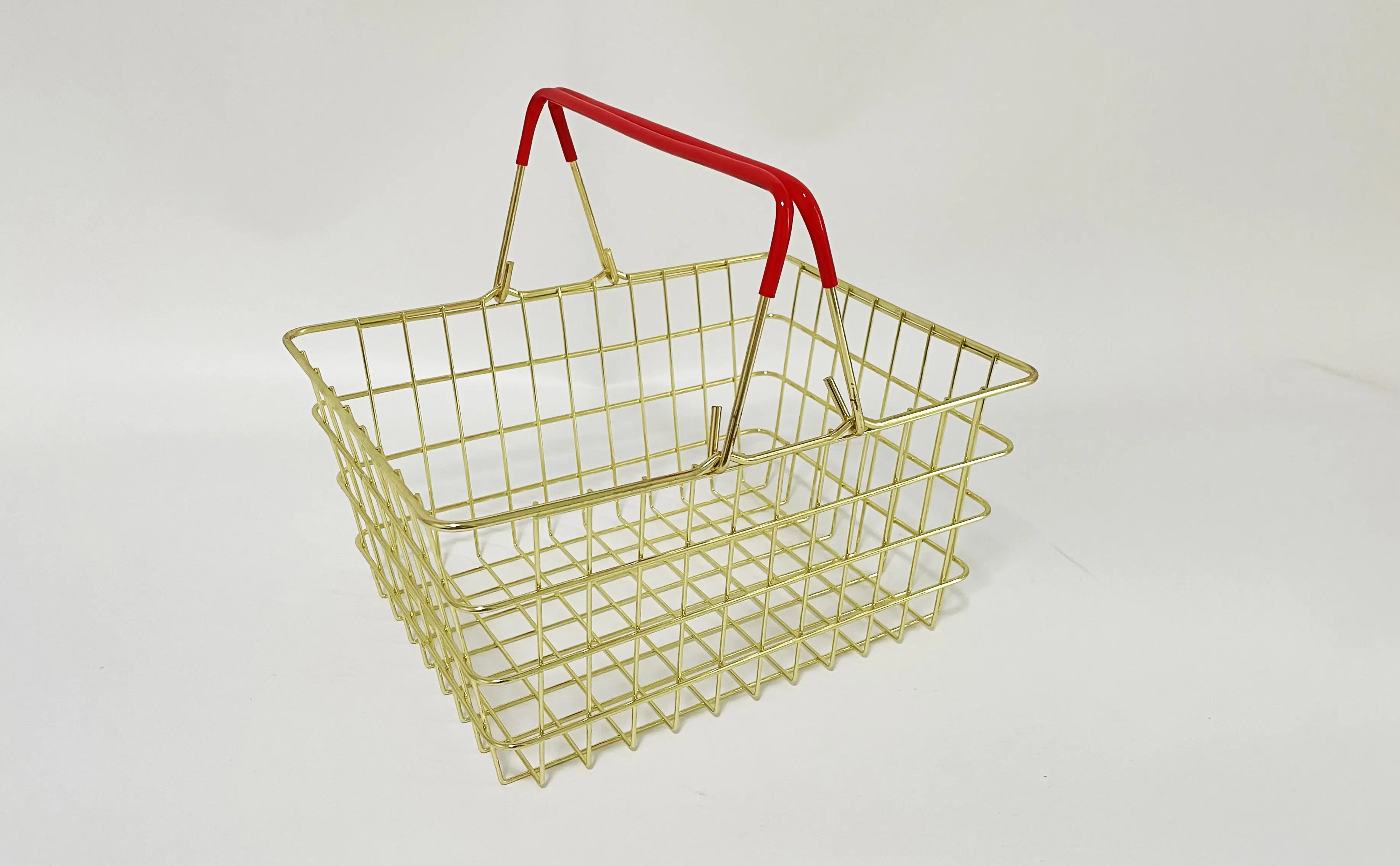 Custom made Wholesale durable square shape storage metal wire mesh basket for supermarket