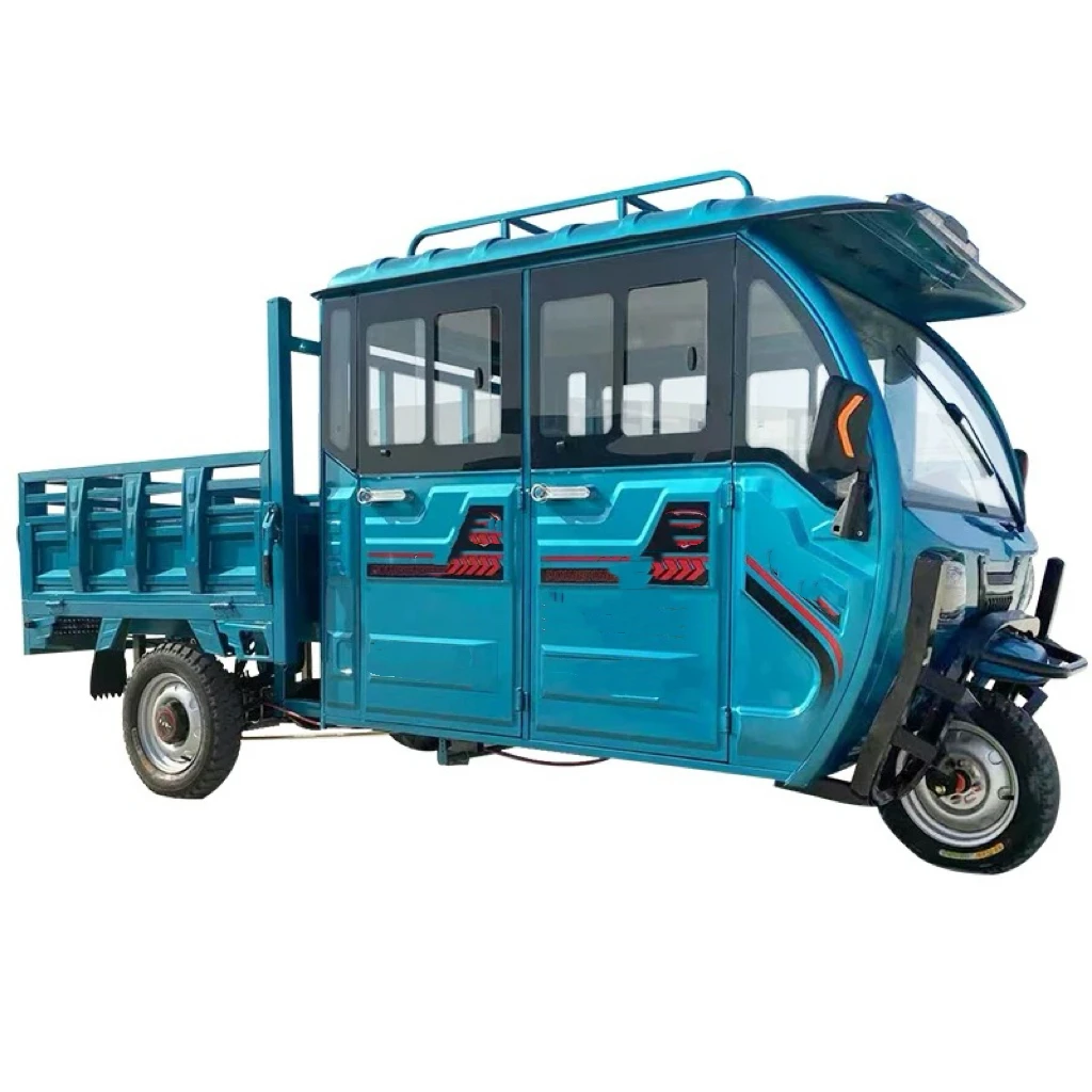 Best-Selling China Petrol-Electric Hybrid Tricycle Passenger and Cargo Motorized Tricycles