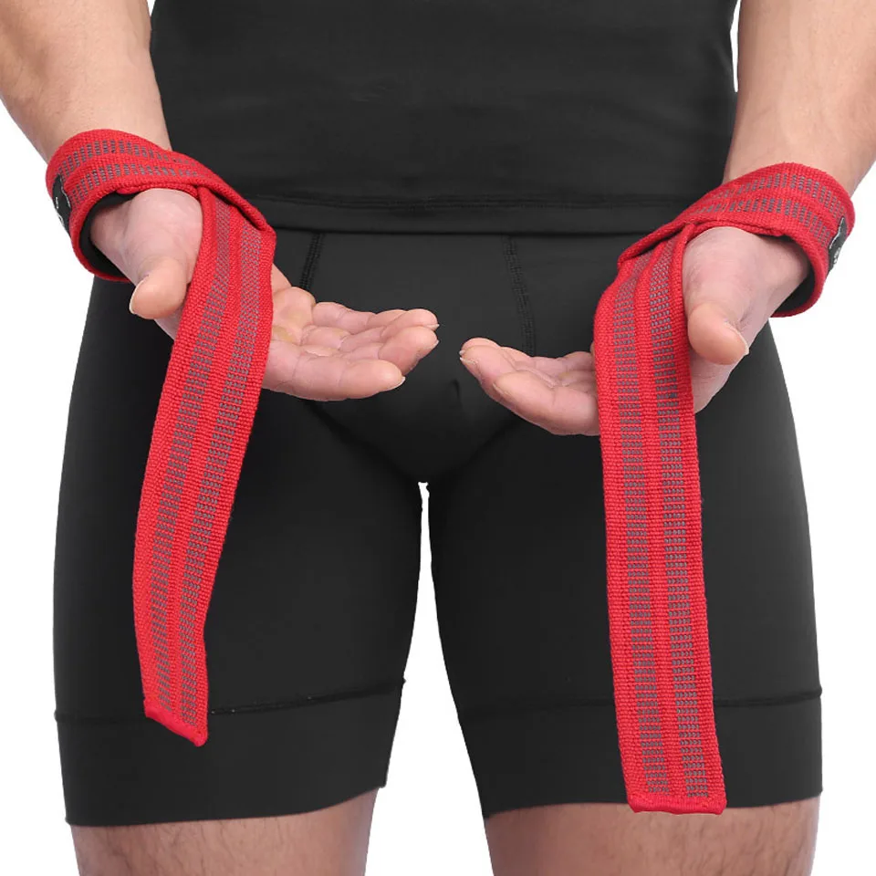 Aolikes Polyester and Cotton Compression Wrist Strap with Neoprene Wrist Pad Weightlifting Wrist Support