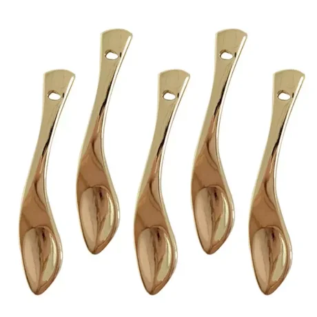 Торговая марка, косметическая лопатка для ухода за лицом, цинковый сплав, OEM, индивидуальный логотип, ложка для лица