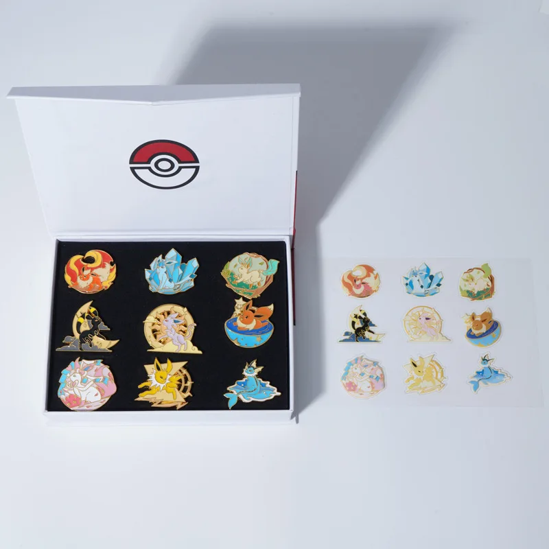 Magical elf family pets cartoon dolls box-packed brooch badges pin for souvenir