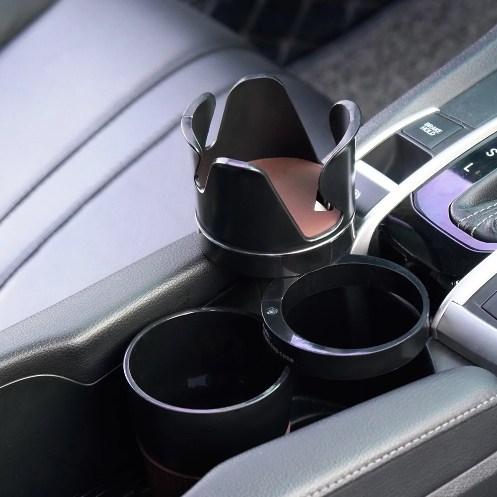 Hot Sale Multi Function Adjustment Black Abs Car Coffee Cup Holder Car Cup Holders Cup Holder For Car