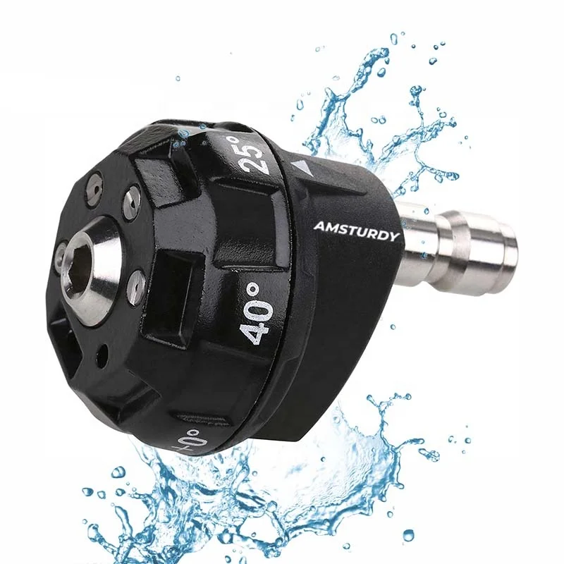 Amsturdy MN01 cost saving quick change six spray patterns dust-proof high pressure washer multi functional 6 in 1 spray nozzle