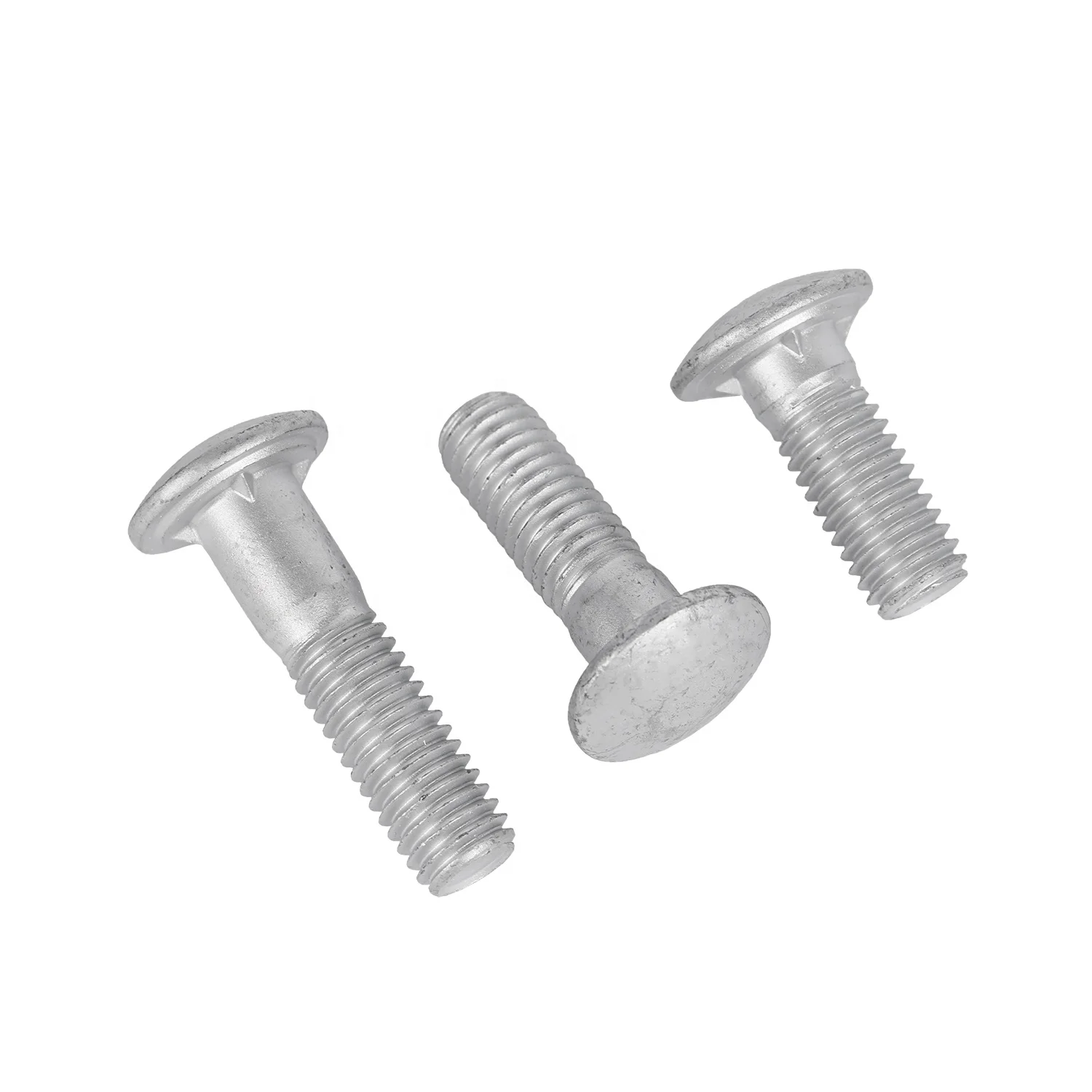 Plastic Capped Fin Neck Hot Dip Galvanized Tank Bolts Silo Bolts Dacromet coating with Hex Nut USS washer