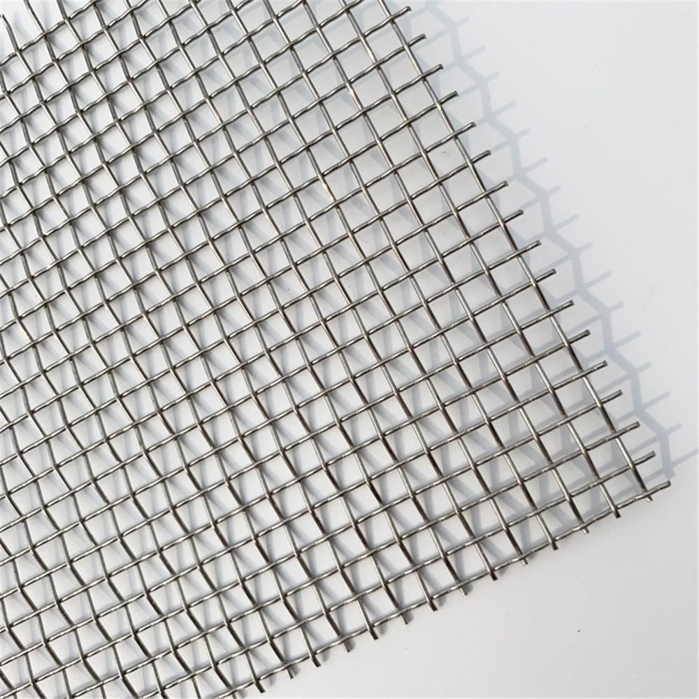 
2-500 Mesh Hot Dip Galvanized Low Carbon Steel Welded Hardware Cloth Plain Weave Woven Iron Wire Mesh 