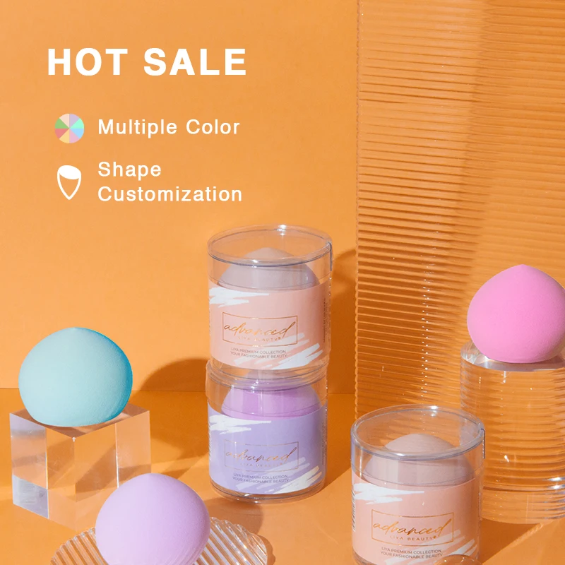 China cheap beauty sponge blender packaging soft  Co co cosmetics marshmallow sponge