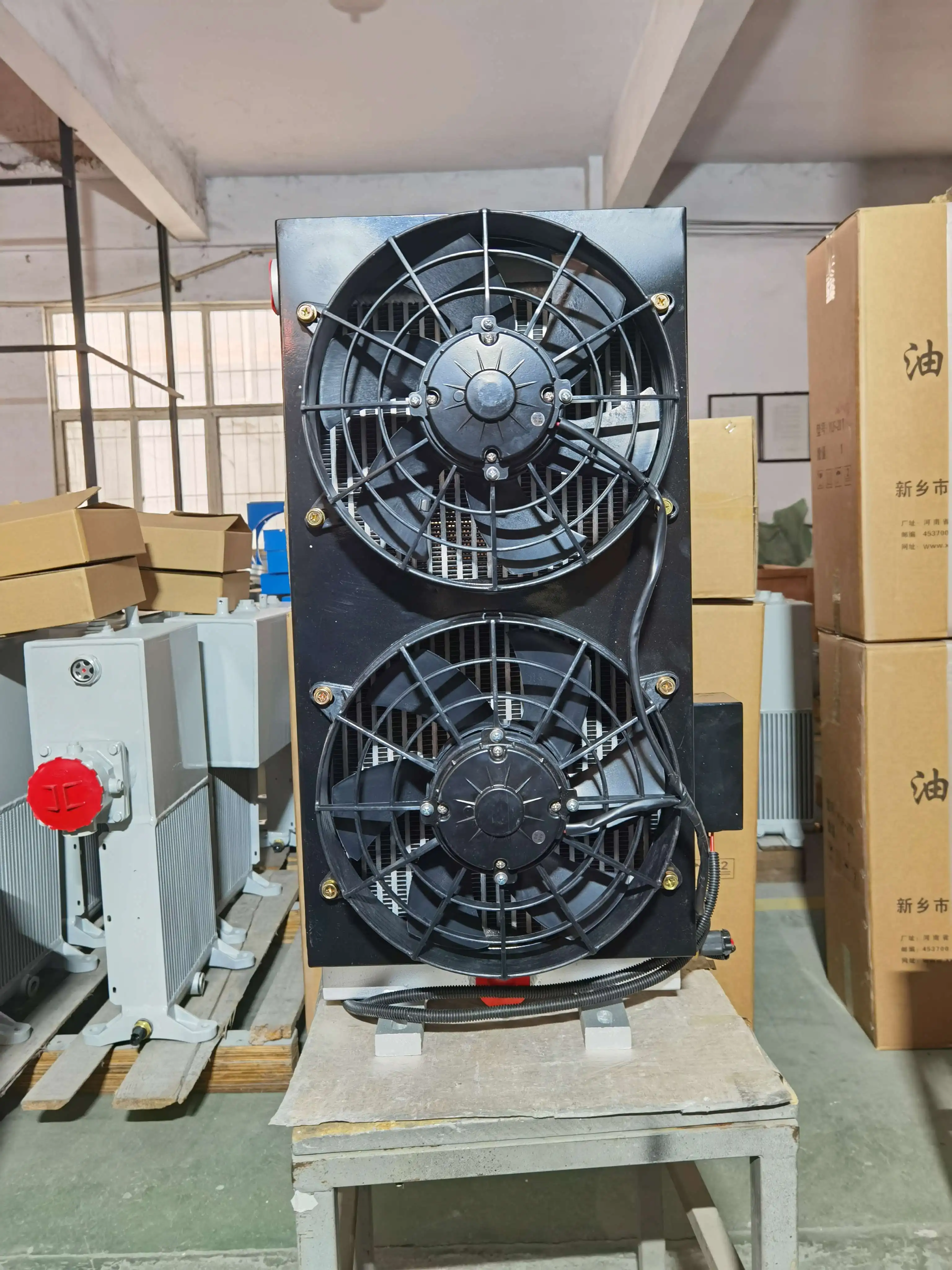 Chinese Manufacturer Industrial Plate Fin Hydraulic Oil Cooler Heat Exchanger