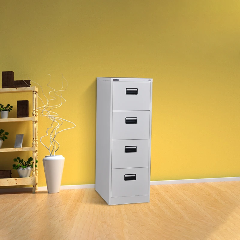 KD Structure metal black handle 2 drawer cabinet 3 drawer vertical filing cabinet 4 drawer