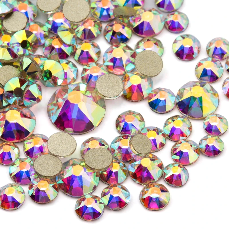 Good Quality And Cheap Clothes Decoration Crystal Rhinestones Ab Jelly Rhinestones