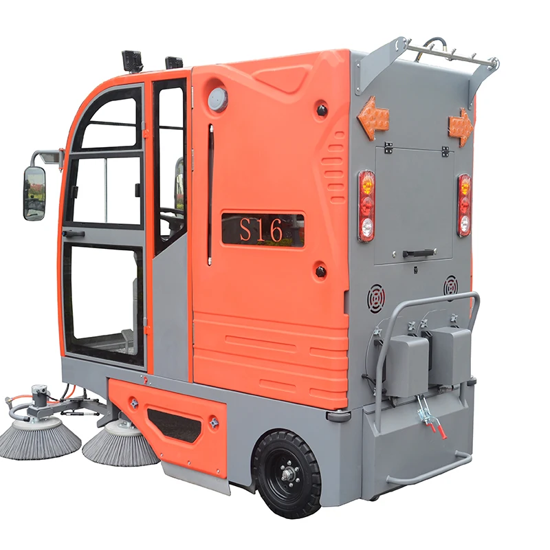 TANJIE TS16 Automatic Floor Cleaning Machine Spray Water To Dry Factory Hotel Supermarket/School Road