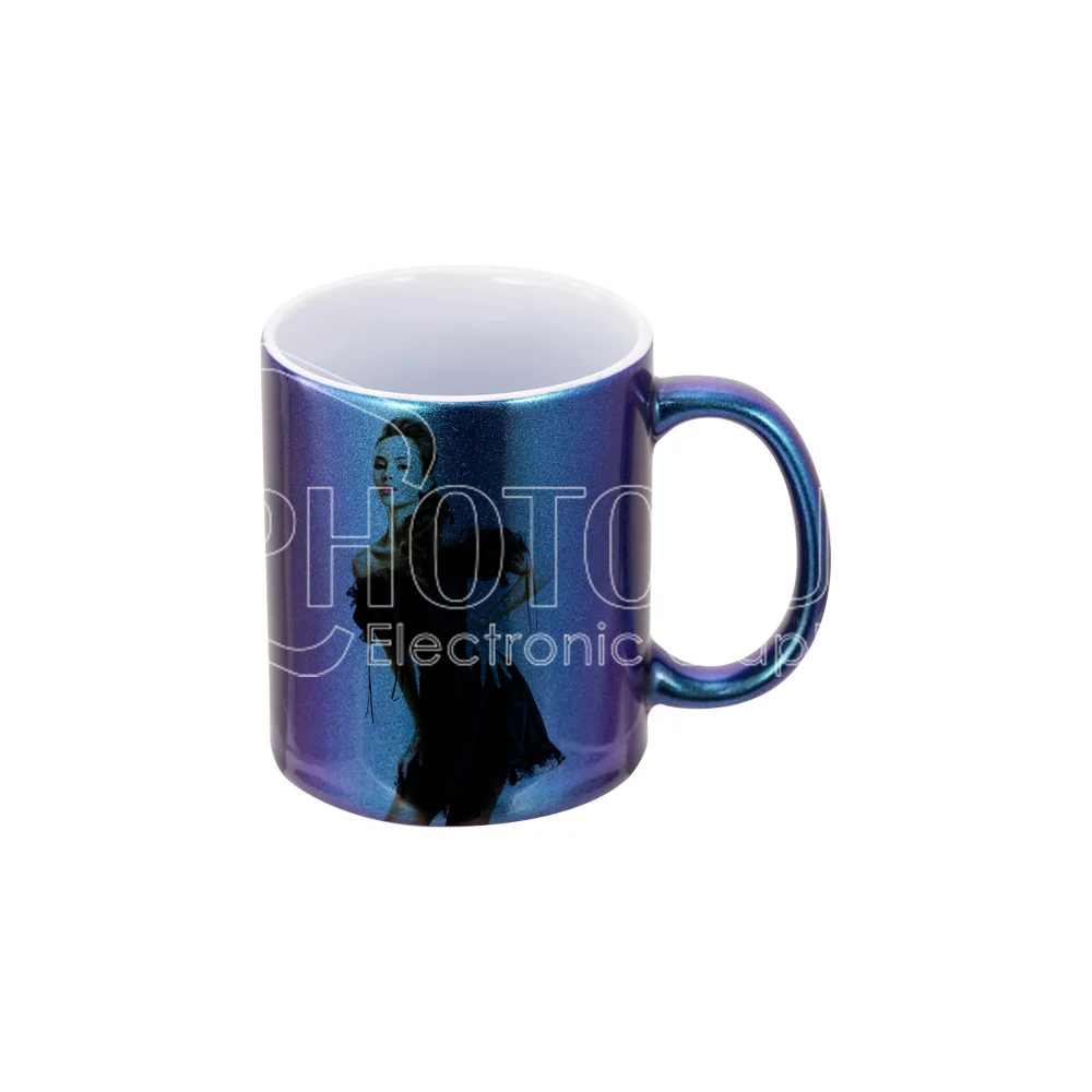 11 oz. Sublimation Blank Neon Glow Paint Colored Mug ORCA Coated Mug