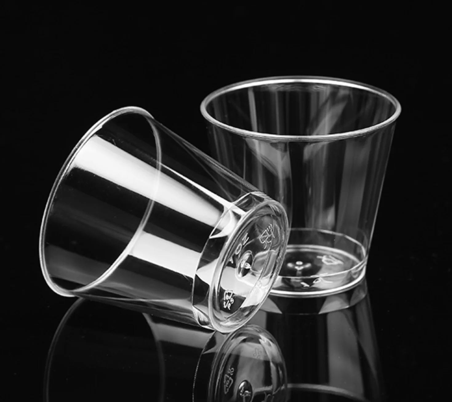 Disposable Plastic cup mini round Shot glass 1 oz multi color