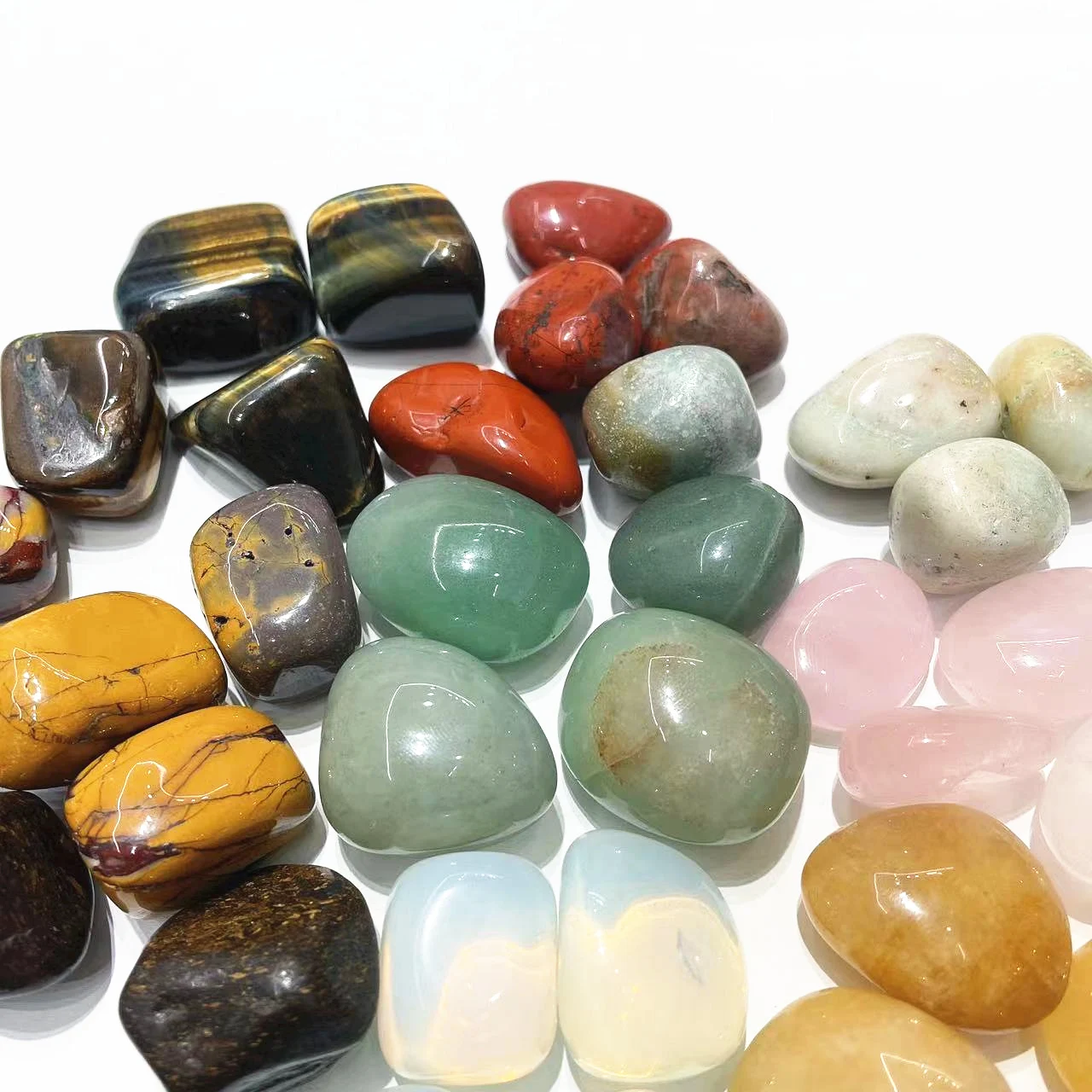Mixed Healing Stone Polishing Bulk Crystals Chakra Stones Rose Quartz