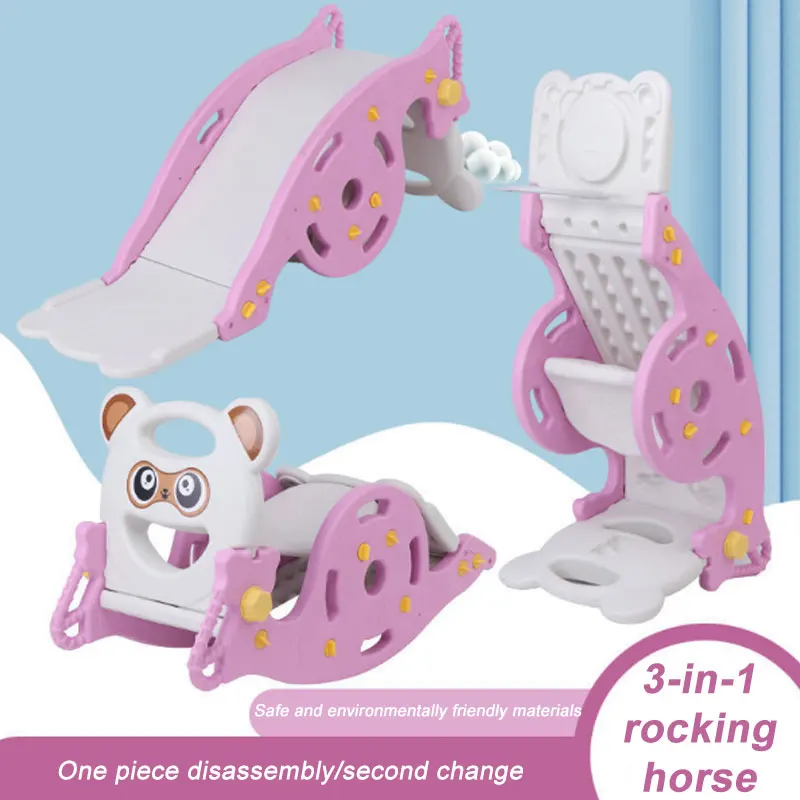 House Children Playground Equipment Plastic Outdoor Kids Playground Slide