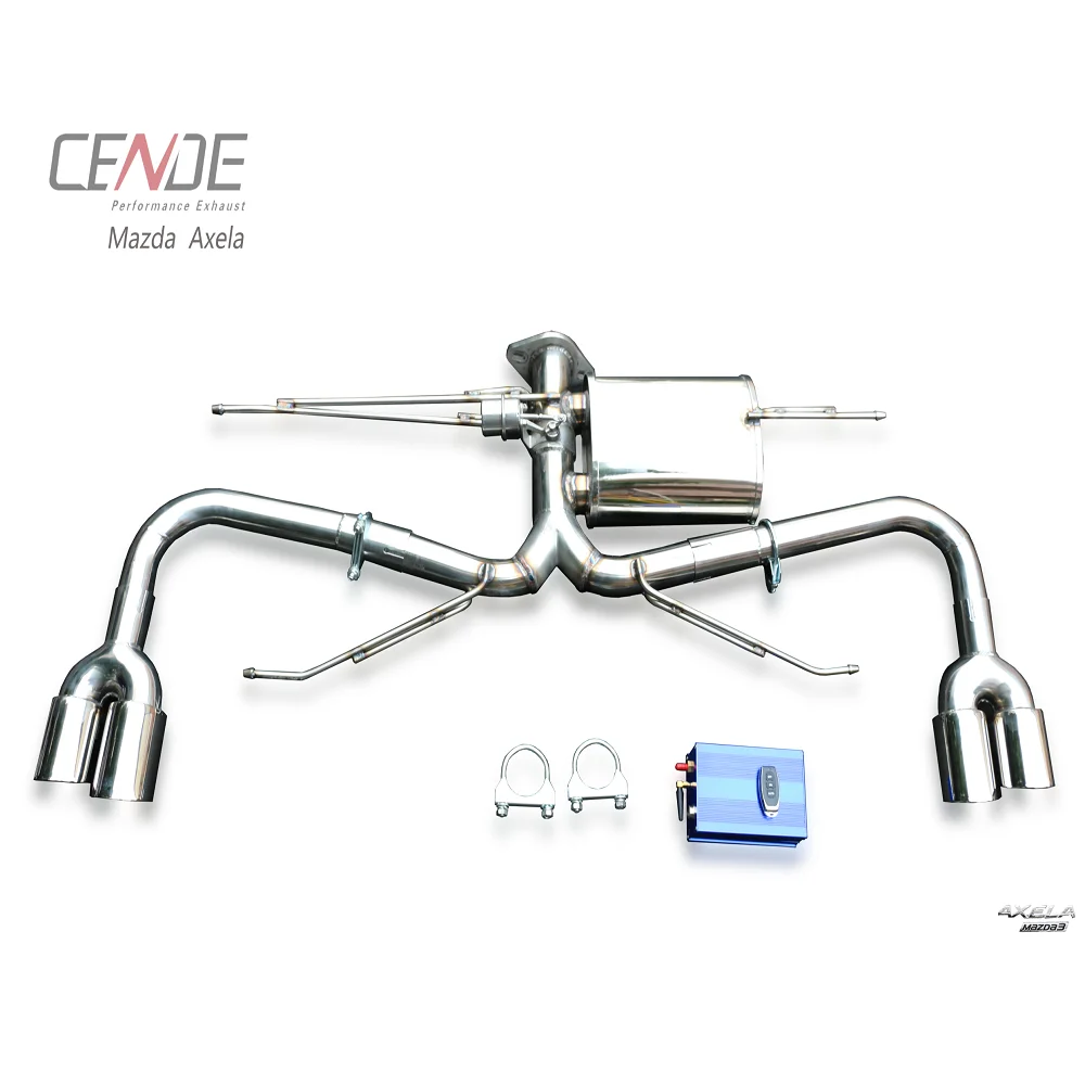 CENDE Automotive High Performance Exhaust System Catback for Mazda Axela exhaust