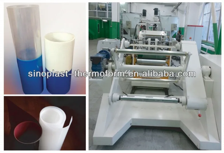 Plastic sheet extrusion machine / Plastic sheet extruder production line / PP PE PVC sheet extrusion equipment Production line