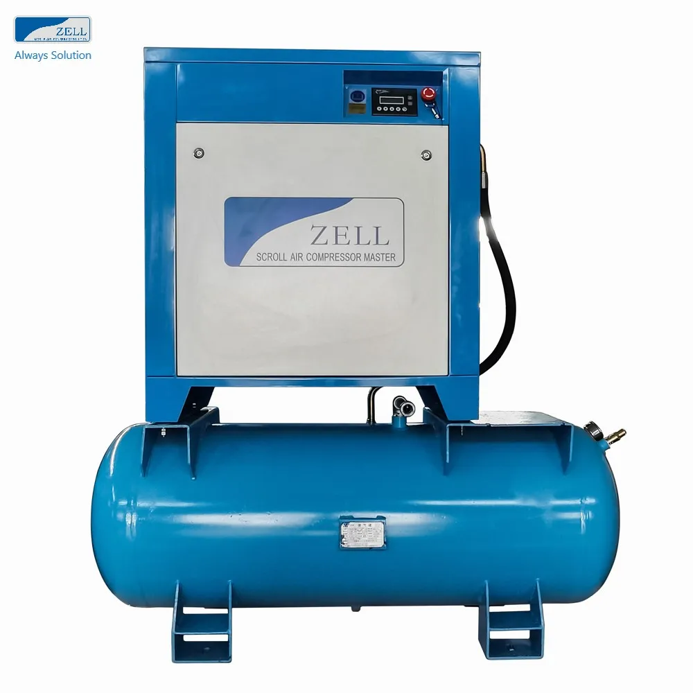 
RA500 Scroll air compressor 5.5HP Scroll type 275L Tank RC1 connect AIR COOLING scroll air compressor 